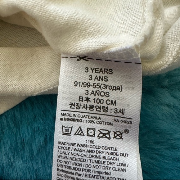 Gap Toddler Girl Graphic Tank Top Size 3 Years - Picture 5 of 9